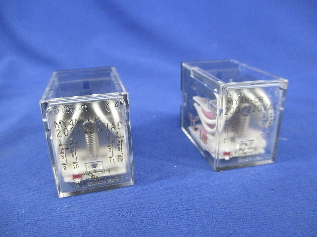ミニパワーリレー 200/220VAC(2個入) MY4N-CR