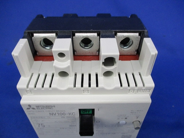 漏電ブレーカー3P3E75A NV100-KC