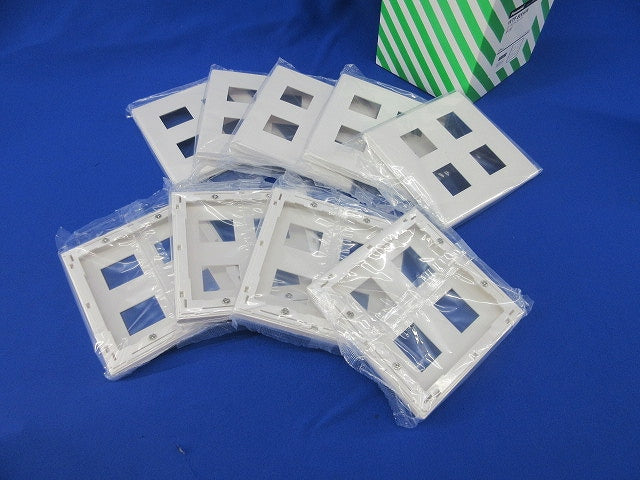 コンセントプレート4コ用(ホワイト)(9枚入) WTF8004W