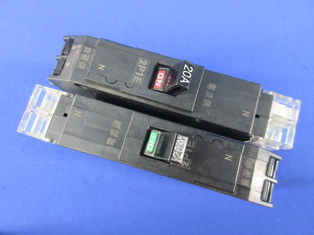 プラグインスリムサーキットブレーカ 2P1E20A(2個入) PNX51T