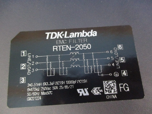 電源ライン用EMCフィルタ RTEN-2050