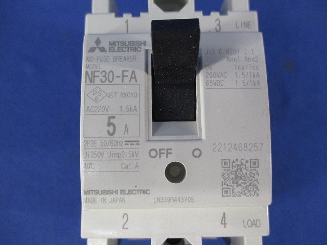 ノーヒューズブレーカ2P2E5A NF30-FA
