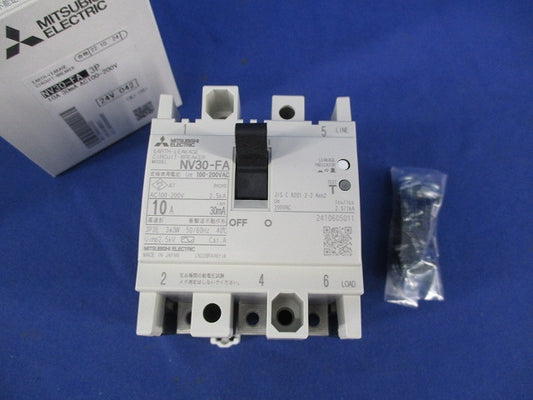 漏電遮断器3P3E10A NV30-FA