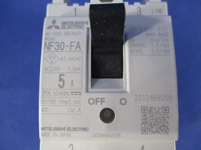 ノーヒューズブレーカ2P5A NF30-FA