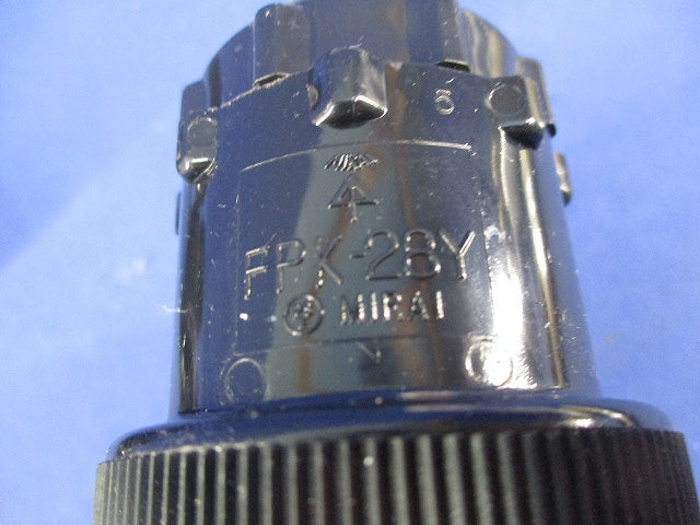 コネクタ(PF管用)(6個入)黒 FPK-28YK
