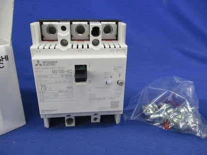 漏電ブレーカー3P3E75A NV100-KC