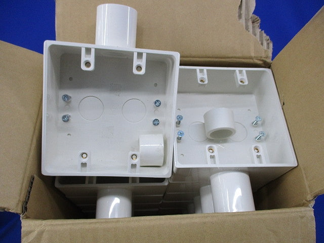 露出スイッチボックス(ミルキーホワイト)(10個入) SW1-28W