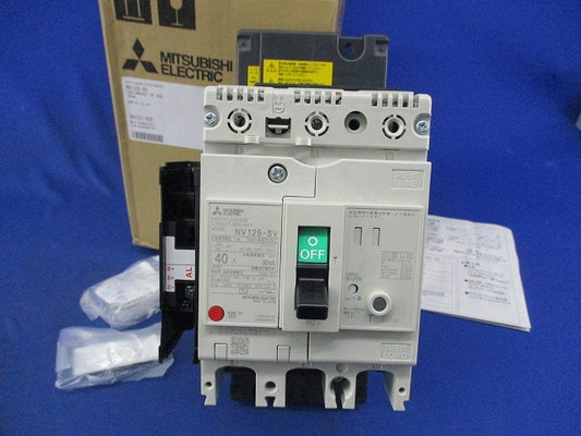 サーキットブレーカー3P3E40A NV125-SV