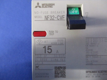 ノーヒューズブレーカ 3P15A NF32-CVF3P15A