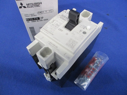 漏電遮断器 2P5A30mA AC100-200V NV30-FA2P5A