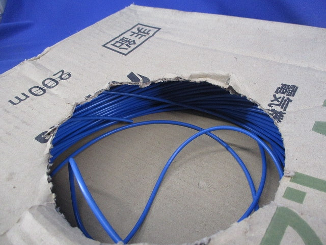 600V電機機器用ビニル絶縁電線 1.25mm2(長さ 100m以上)(青) KIV