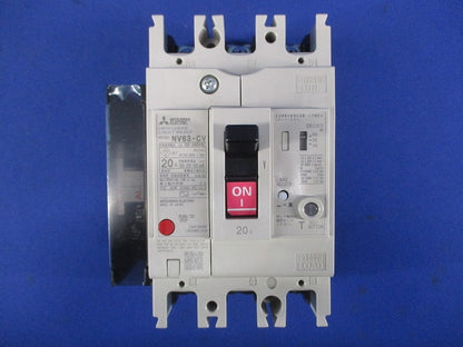 漏電アラーム遮断器 3P20A100-440V 1.2.500MA NV63-CV3P3E20A