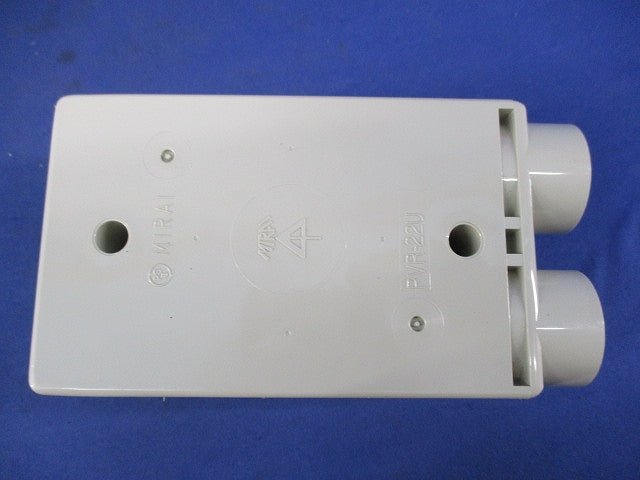 露出スイッチボックス(2個入)(ベージュ) PVR-22U