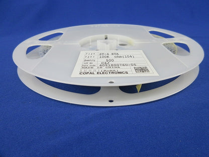 Potentiometer 500個入 ST-4ETA 100K OHMS(104)
