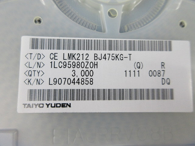 Chip Cera. Cap 3000個入 LMK212BJ475KG-T