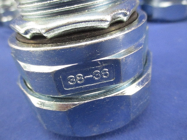 防水プリカ用コネクタ ノックアウト接続用(9個入) WBG38