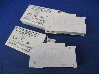 漏電遮断器2P1E20A(2個入) GBC-1NA