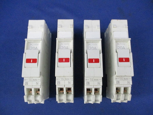 サーキットブレーカ2P1E20A(4個入) SH-30