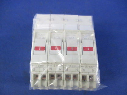 サーキットブレーカ2P1E20A(4個入) SH-30