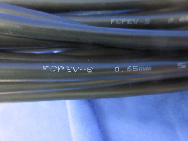 着色識別ポリエチレン絶縁ビニルシースケーブル(18m入)(黒) FCPEV-SB