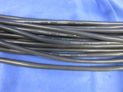 着色識別ポリエチレン絶縁ビニルシースケーブル(18m入)(黒) FCPEV-SB