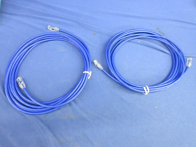 LANパッチケーブル(モジュラープラグ付)(4m)(2巻入)(青) NSGDT6-PC-B