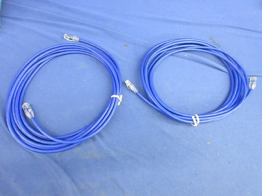 LANパッチケーブル(モジュラープラグ付)(4m)(2巻入)(青) NSGDT6-PC-B