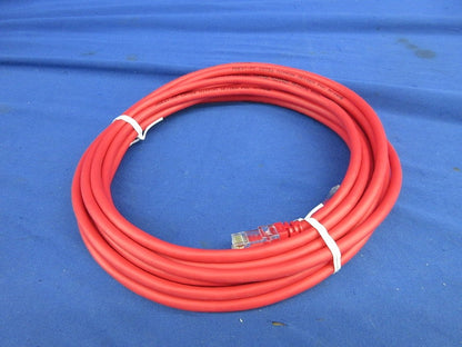 LANケーブル(5m)Cat5e(モジュラープラグ付)(赤) NSEDT-PC