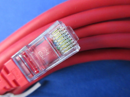LANケーブル(5m)Cat5e(モジュラープラグ付)(赤) NSEDT-PC