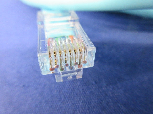 LANケーブル5m入 CAT5e(モジュラープラグ付)(薄水色) TSUNET-MC350E