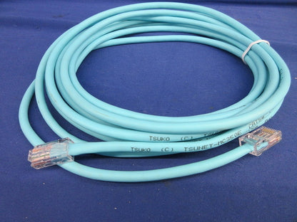 LANケーブル5m入 CAT5e(モジュラープラグ付)(薄水色) TSUNET-MC350E