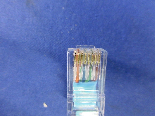 LANケーブル5m入 CAT5e(モジュラープラグ付)(薄水色) TSUNET-MC350E