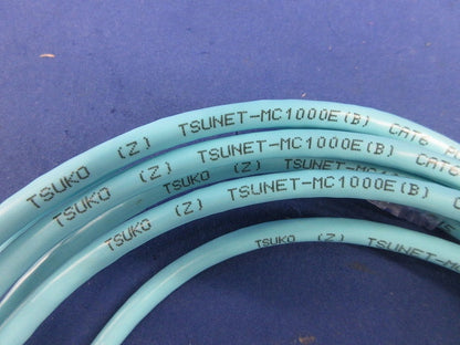 LANケーブル(CAT6)3m(モジュラープラグ付)(薄水色) TSUNET-MC1000E(B)