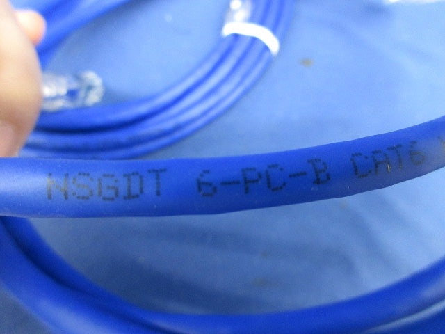 LANパッチケーブル(モジュラープラグ付)(3m)(青)(2巻入) NSGDT6-PC-B