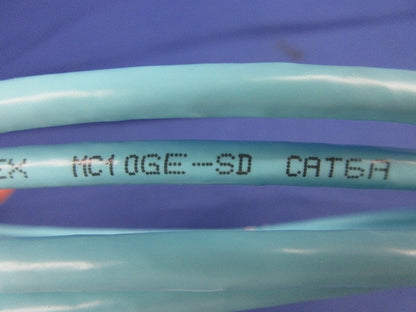 モジュラープラグ付LANケーブル(CAT6A)(長さ3m)(薄水色) CAT6A