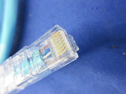 モジュラープラグ付LANケーブル(CAT6A)(長さ3m)(薄水色) CAT6A