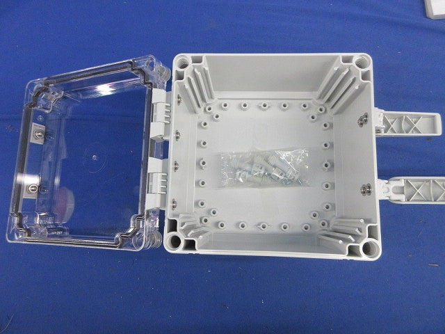 防水・防塵ポリカーボネート開閉式ボックス WPCP202013T
