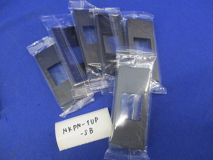 NKシリーズ 機器用プレート 1口(はさみ金具付)(6セット入) NKPN-1UP-SB+BS-1PH
