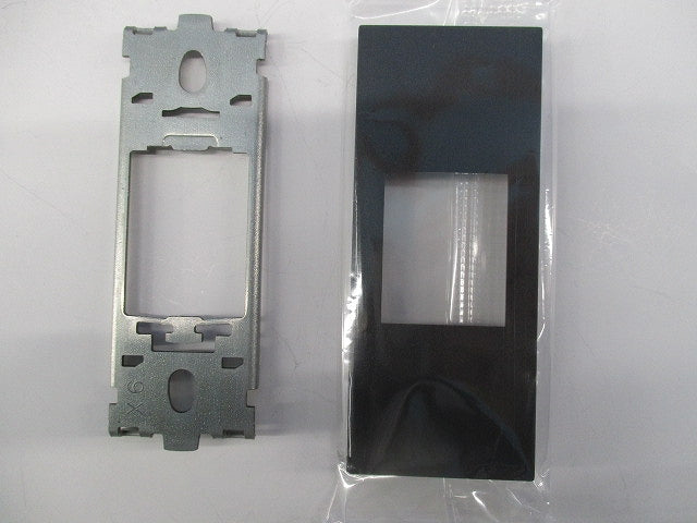 NKシリーズ 機器用プレート 1口(はさみ金具付)(6セット入) NKPN-1UP-SB+BS-1PH