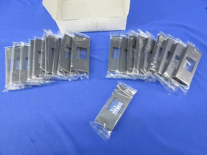 家具・機器用プレート1個口(20個入)(ソフトブラック) NKPN-1UP