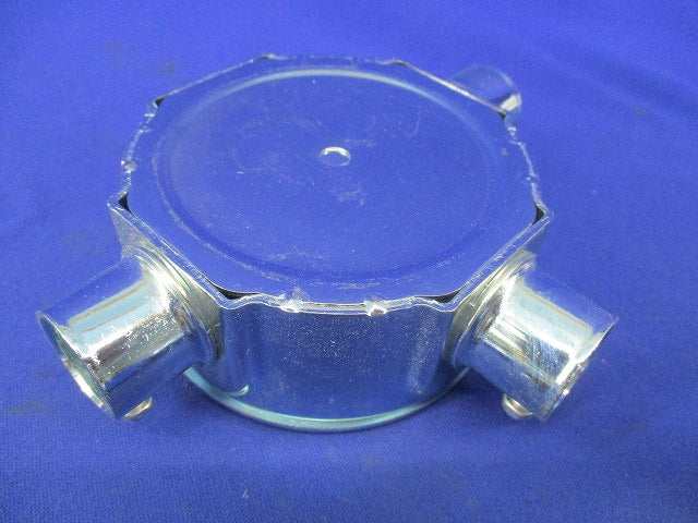 ねじなし丸型露出ボックス3方出(3個入) DS67191K
