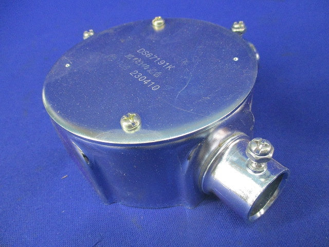 ねじなし丸型露出ボックス3方出(2個入) DS67191K