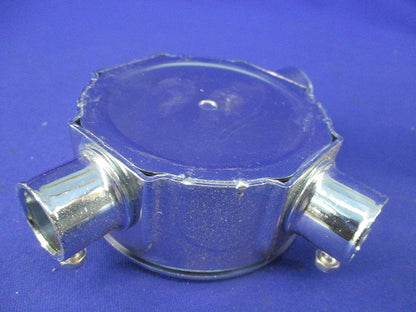 ねじなし丸型露出ボックス3方出(2個入) DS67191K