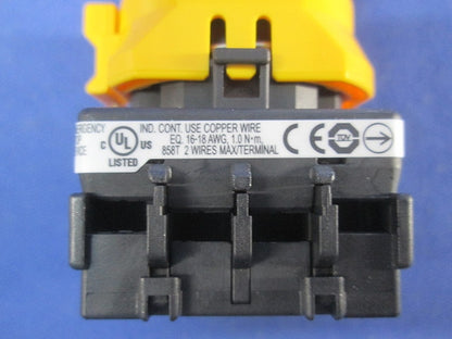 φ30 XNシリーズ 非常停止用押しボタンスイッチ XN1E-BV403MFR