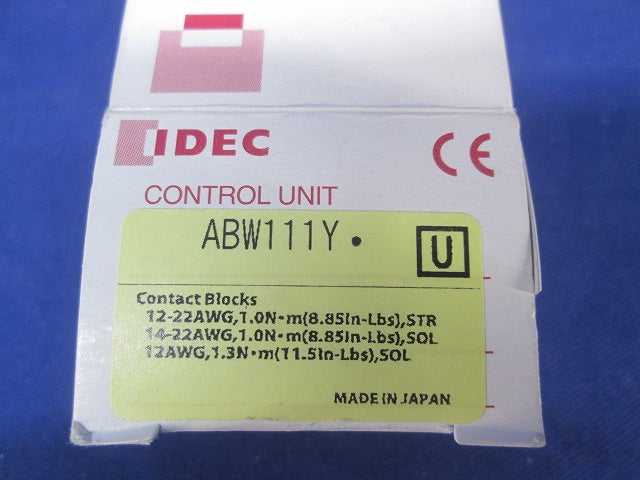 押しボタンスイッチφ22 ABW111Y