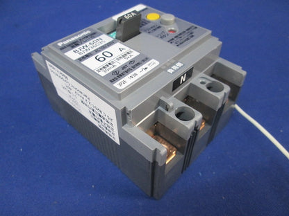 漏電ブレーカ3P2E60A(単3中性線欠相保護付) BJW-60N BJW36035