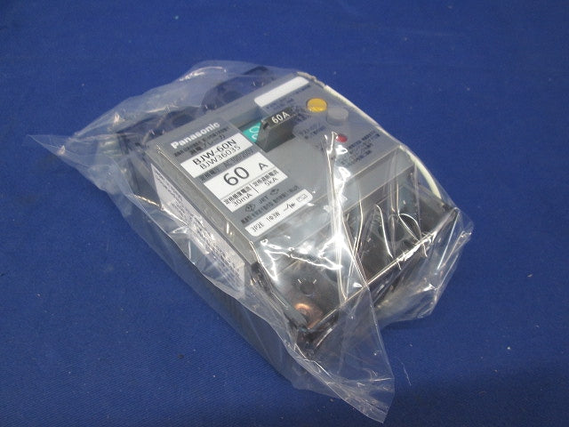 漏電ブレーカ3P2E60A(単3中性線欠相保護付) BJW-60N BJW36035