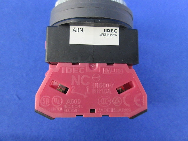平形押ボタンスイッチ(ブラック) ABN111B