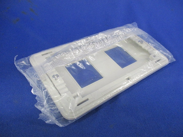 モダンプレート2コ用(10個入)(ミルキーホワイト) WN6002