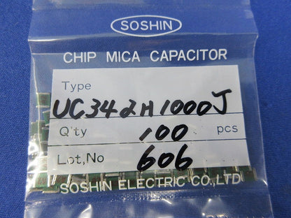 Chip Mica Cap. 100個入 UC342H1000J